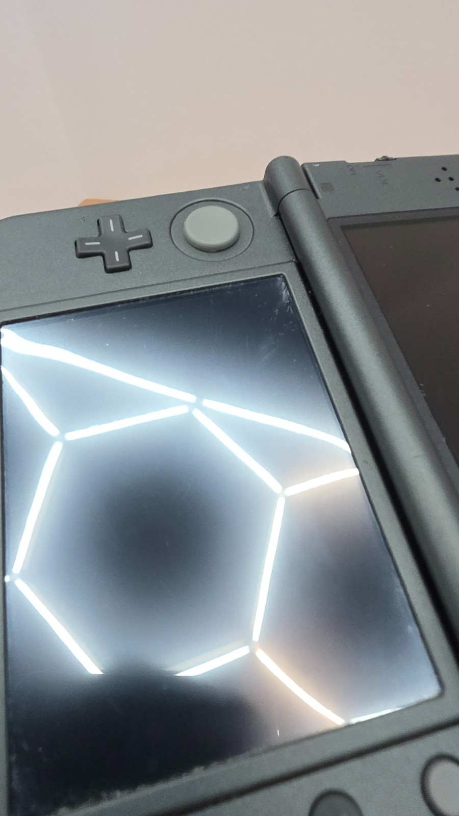 Nintendo New 3DS XL 4GB Black Gray Console System Tested With Charger!
