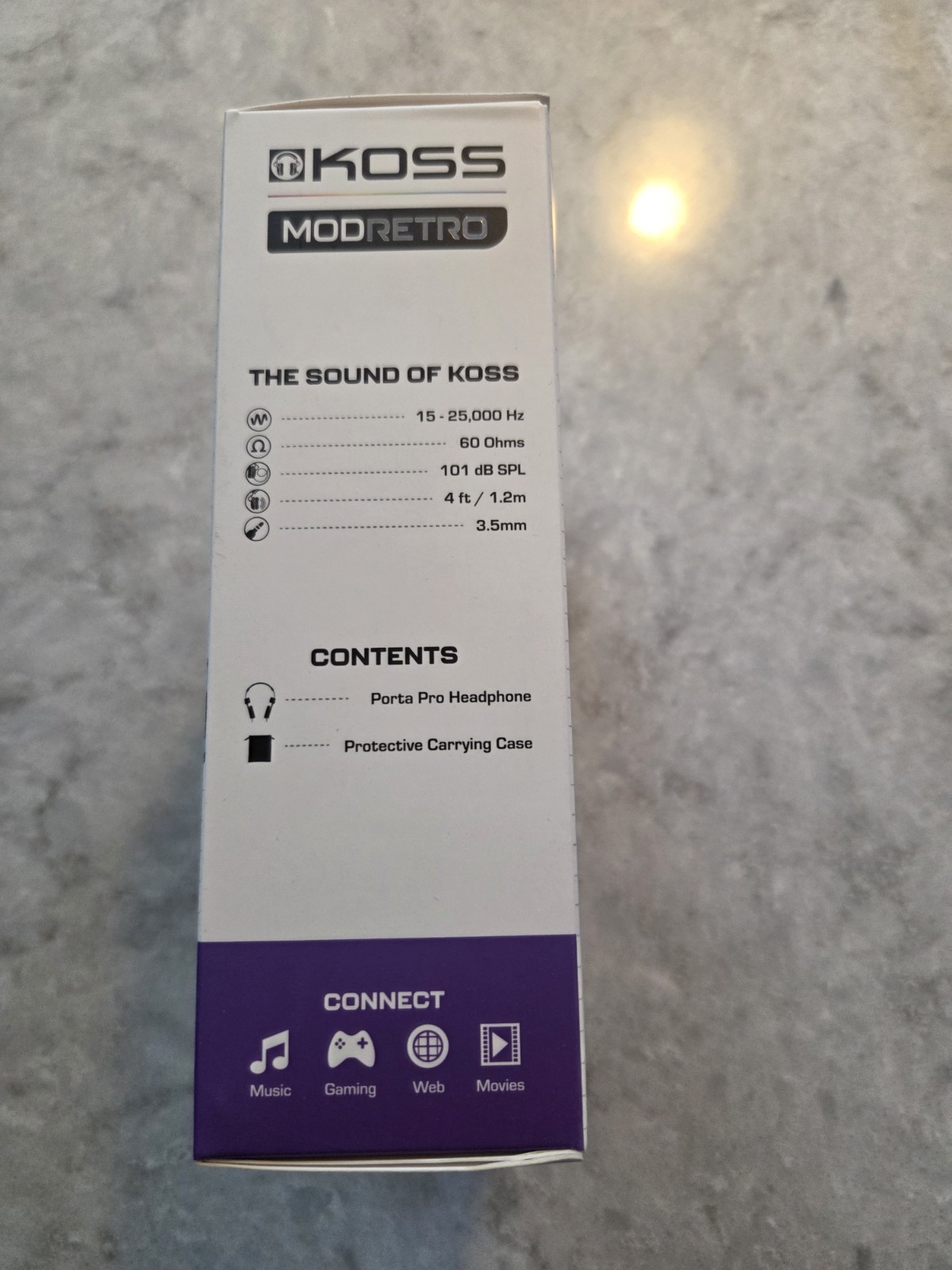 Midnight Mod Retro Koss Porta Pro Headphones (Brand New Sealed)
