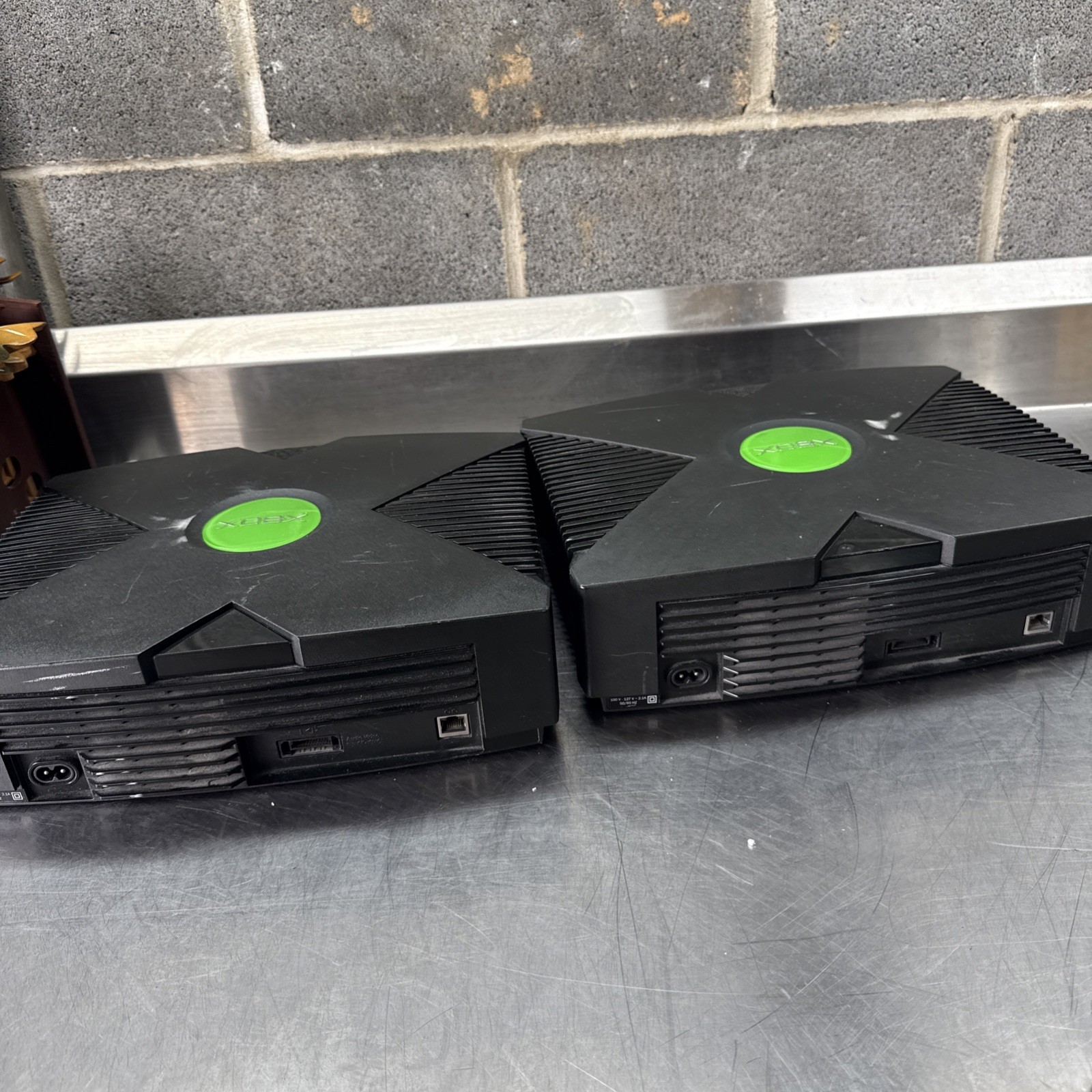 Lot of 2 Original Microsoft Xbox Consoles UNTESTED/FOR PARTS/REPAIR