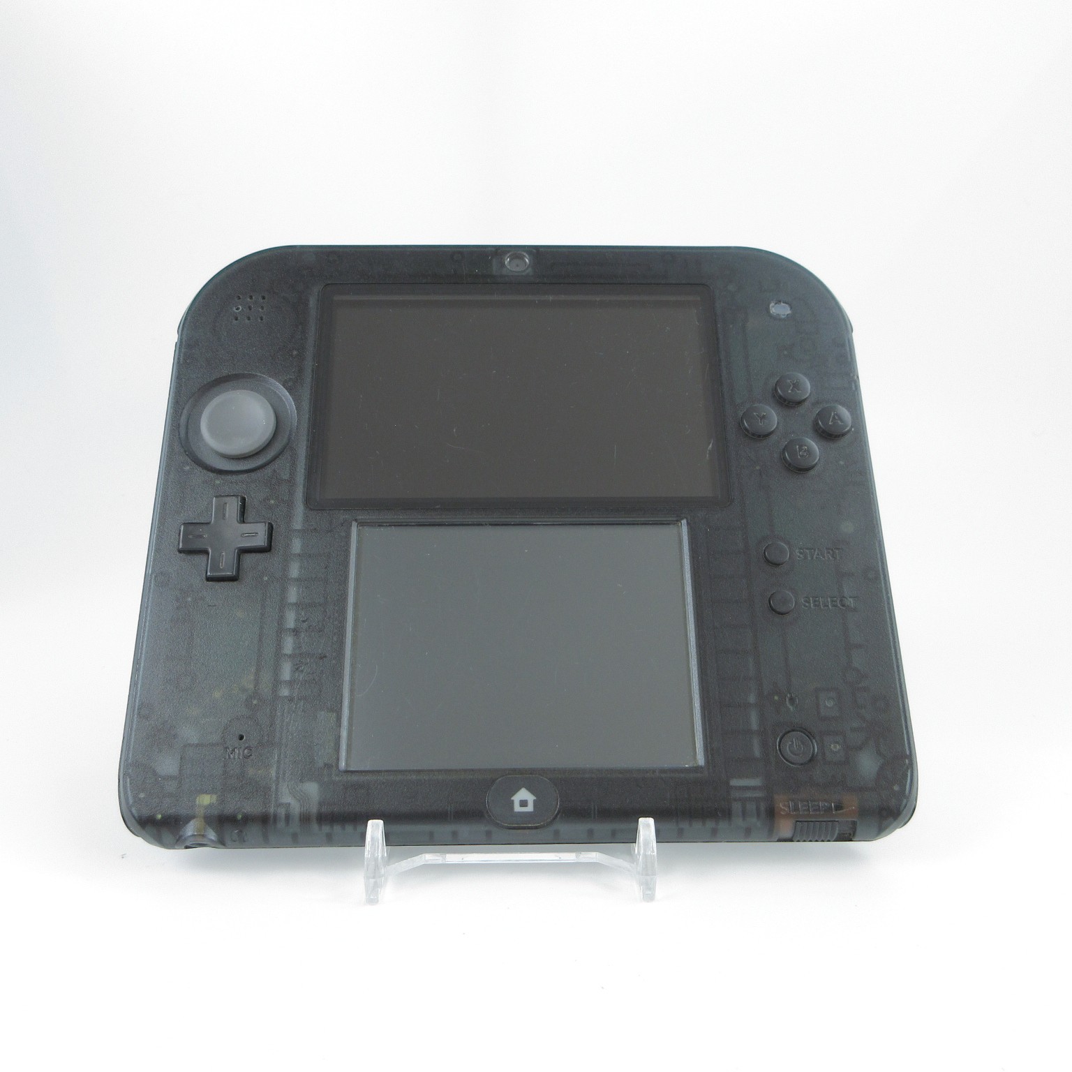 【Good】Nintendo 2DS Clear Black Console Japanese Edition #NET1106/04