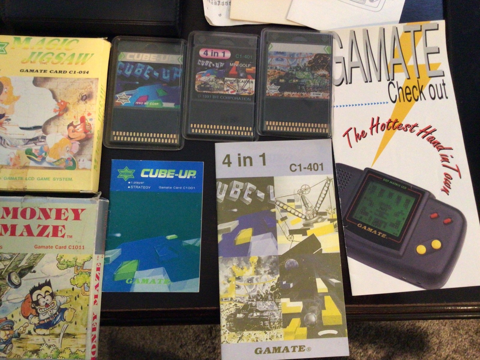 Alston Bit Corp Gamate System Rare USA Release CIB 13 Games & 4in1 Super Brick