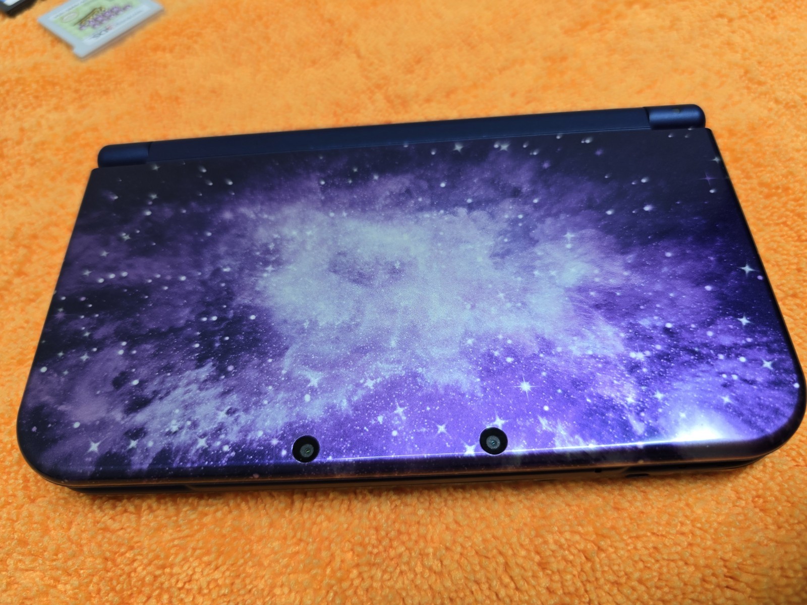 Nintendo 3DS XL Galaxy Edition Handheld System Purple Bundle Games Excellent Lot