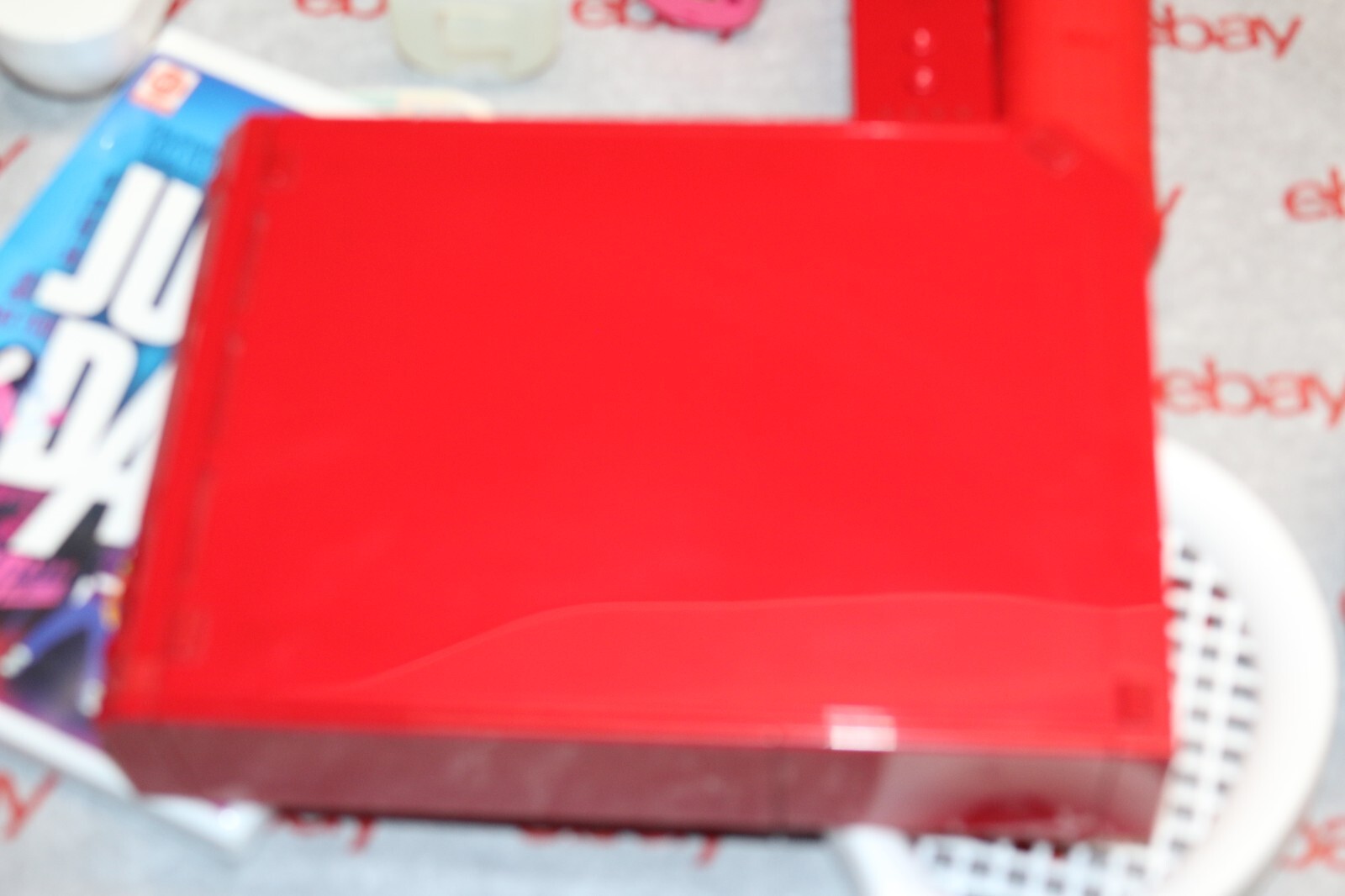 Limited edition NINTENDO WII red color w/ a lot of accessories and game NICE