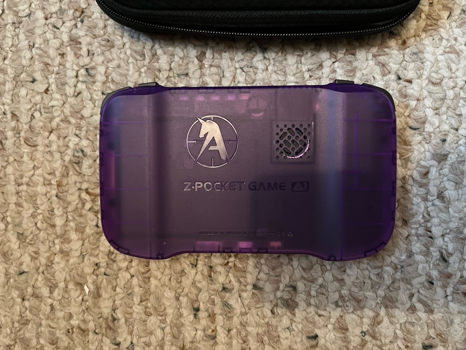 Z-Pocket Game ZPG A1 Unicorn Transparent Purple 6GB RAM 128GB Storage – RARE