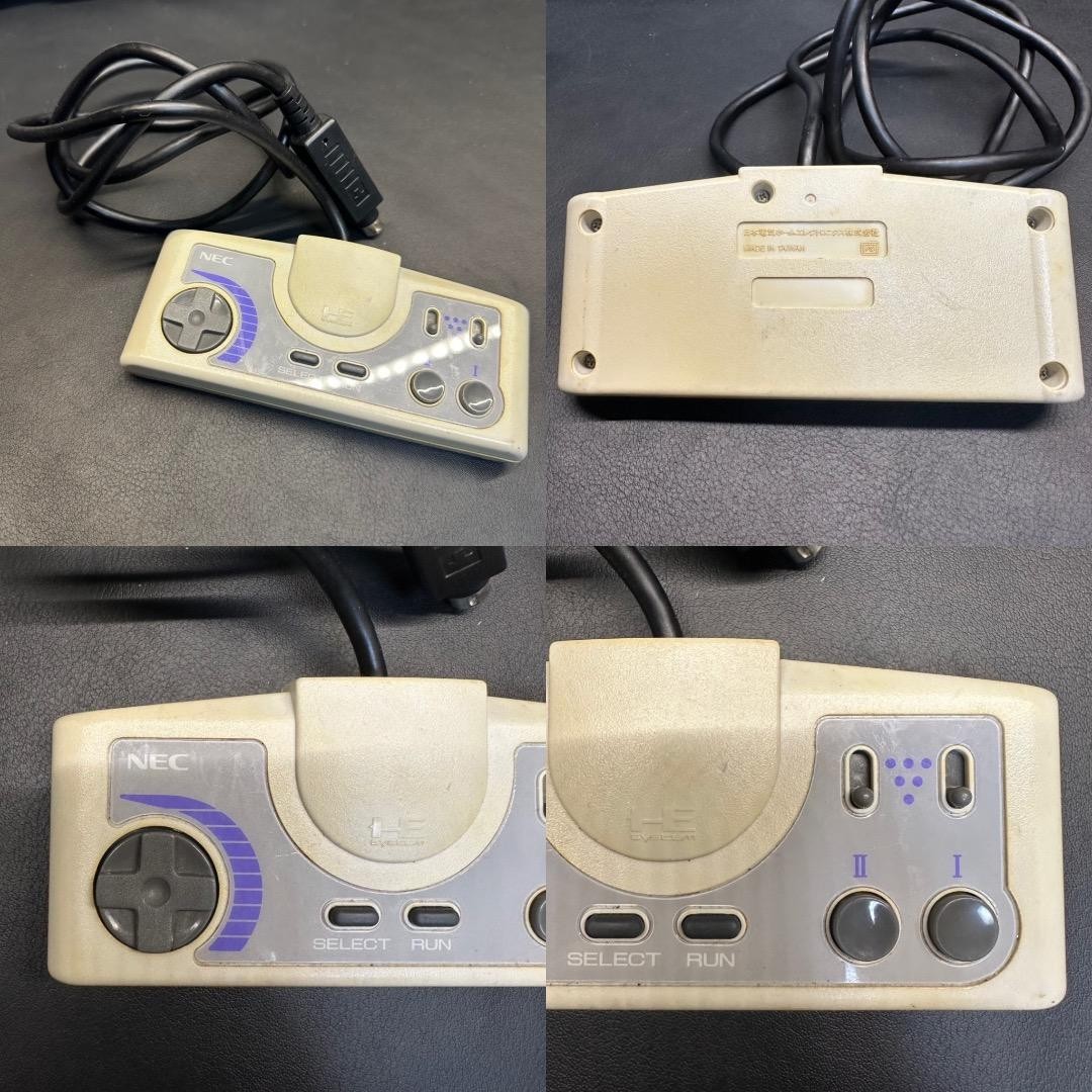 NEC PC Engine Duo R Console 5 Item Set Controllers Adaptor Cable Included