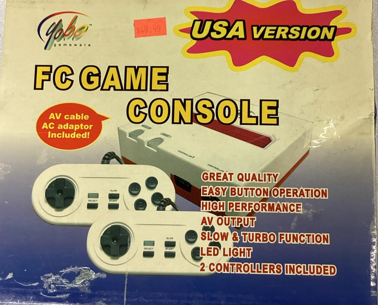 Yobo Gameware FC Launch Edition Indigo/White Console