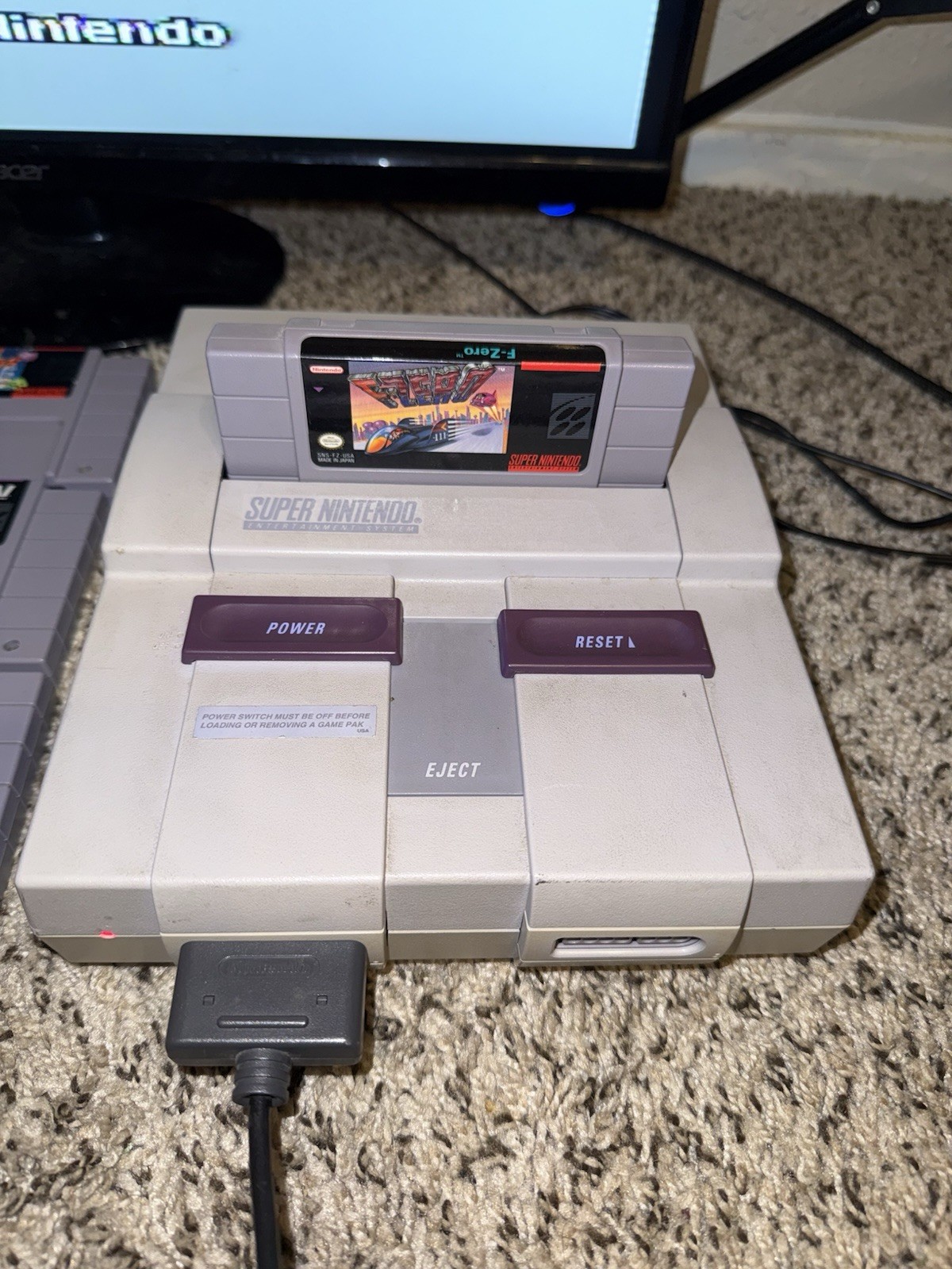 Super Nintendo SNES Bundle w/ 10 Games – Tested & Working
