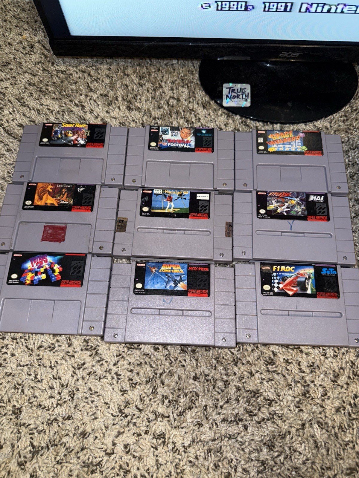 Super Nintendo SNES Bundle w/ 10 Games – Tested & Working