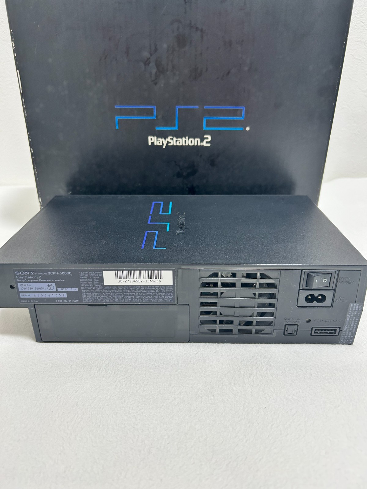 PlayStation2 SCPH-50000NB Midnight Black Video Game Home Console Hobby 2003 SONY
