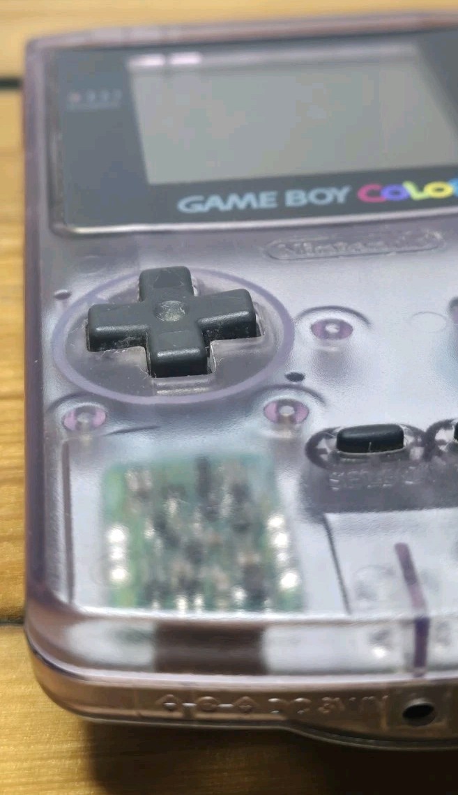 Game Boy Color Atomic Purple Handheld System Bundle Kirby’s Star Stacker Tested
