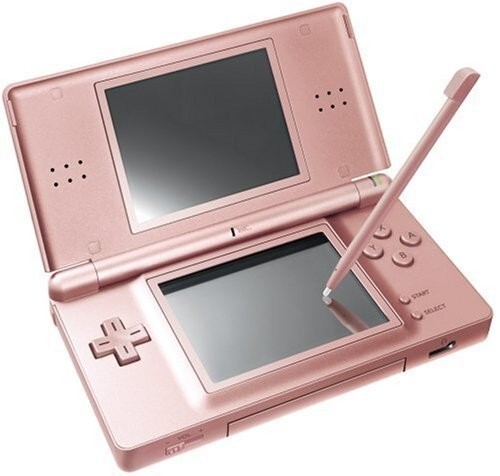 Nitendo® DS Lite Rare Asian Release + Extra Battery! – Metallic Rose