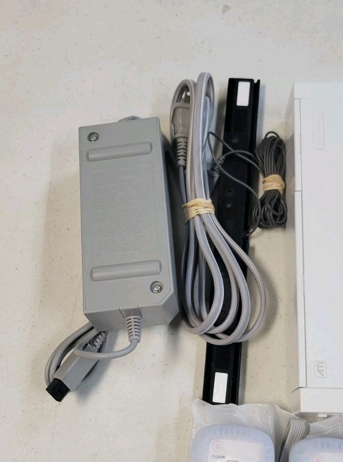 Nintendo Wii Console- Gamecube Compatible- 2 Motion Plus Contrs- 1 Year Warranty
