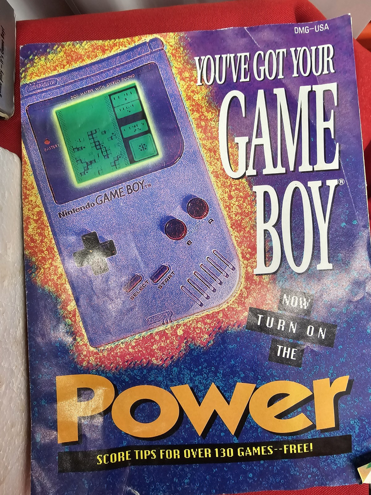 Original Nintendo Game Boy Console DMG-01 w/Box Console Manual Reg Card No Game
