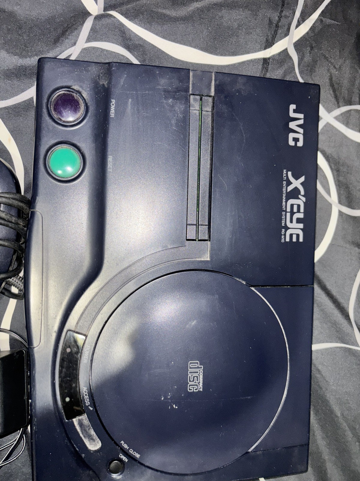 JVC X’Eye RG-M10 Sega Genesis CD Console w/ Controller, AC & AV/RF Cables manual