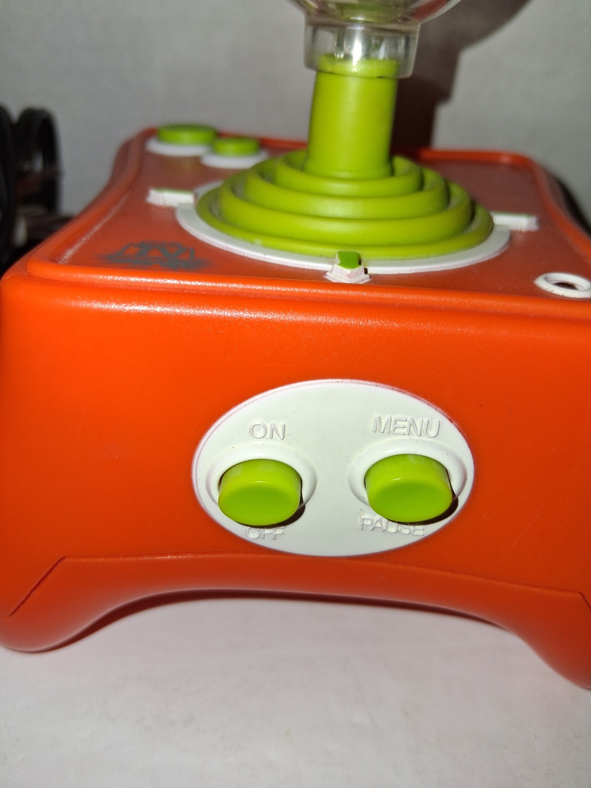 Jakks Pacific Nicktoons Plug & Play TV Games Controller Orange Slime 2004 WORKS