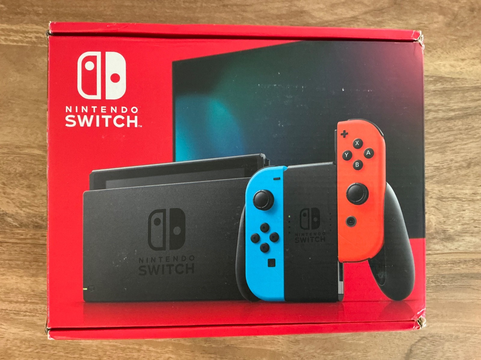 Nintendo Switch 32GB Handheld Console – Neon Red/Neon Blue – new in box