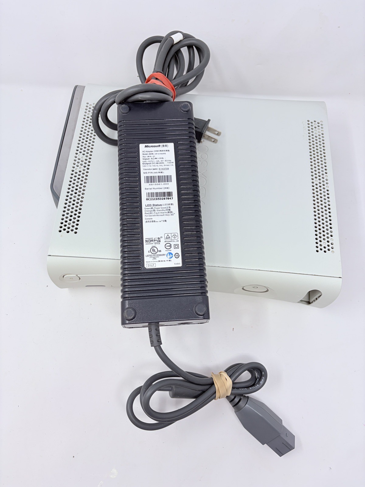 Tested Working Microsoft Xbox 360 Video Game Console White w/ Power HDMI