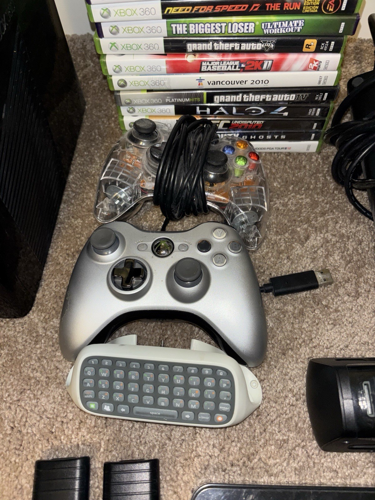 Xbox 360 With 15 Games NO Kinect