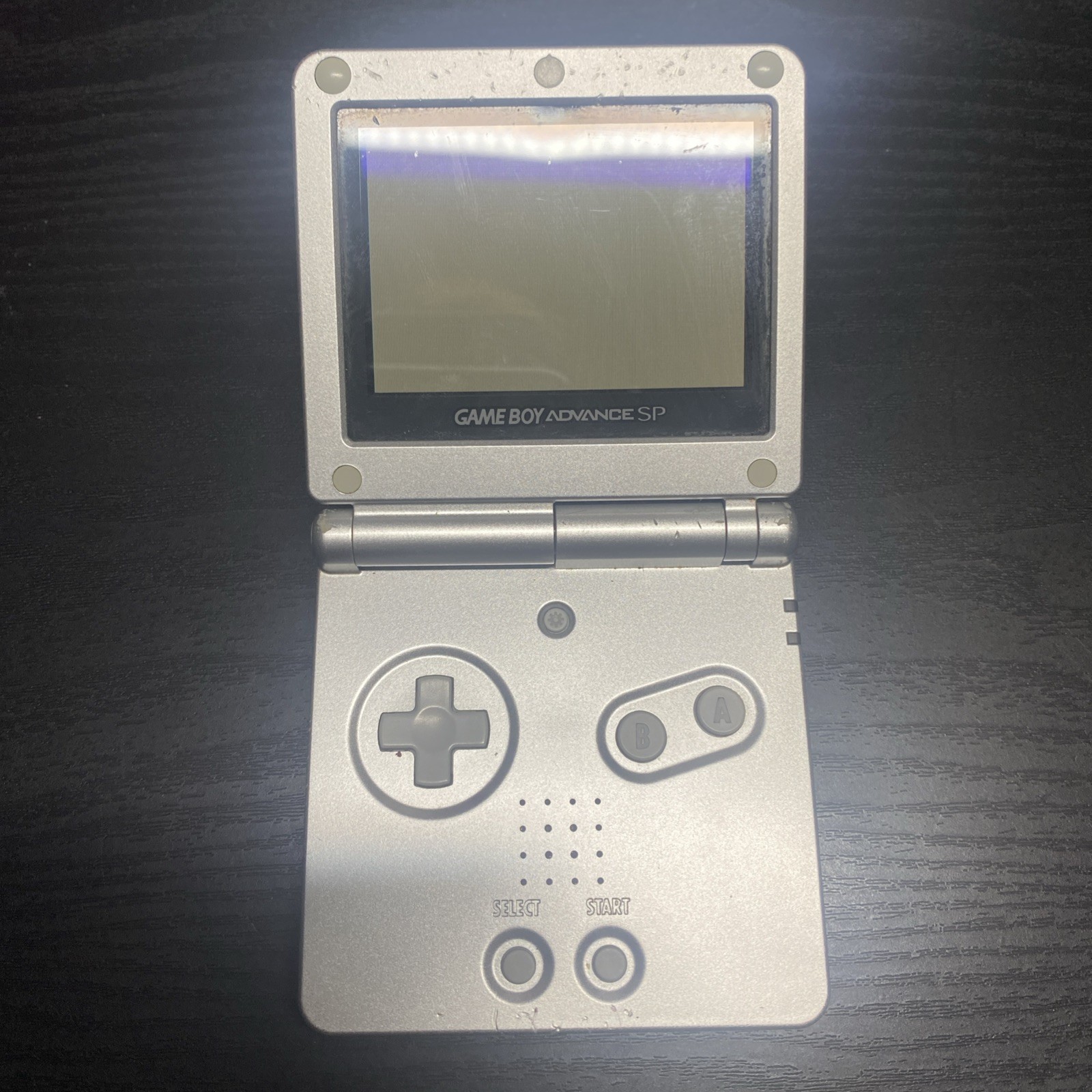 Nintendo Game Boy Advance SP Handheld System – Silver – Tested!