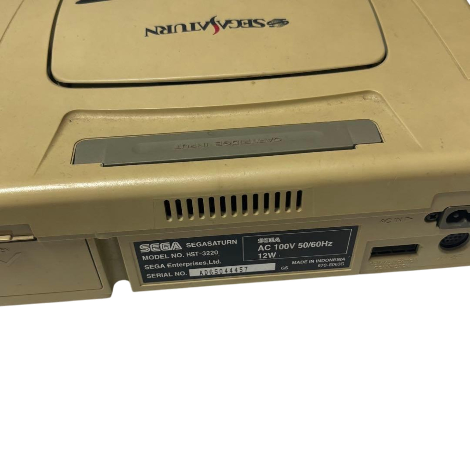 Sega Saturn Console System White Console Only (Late Model) HST-3220 used