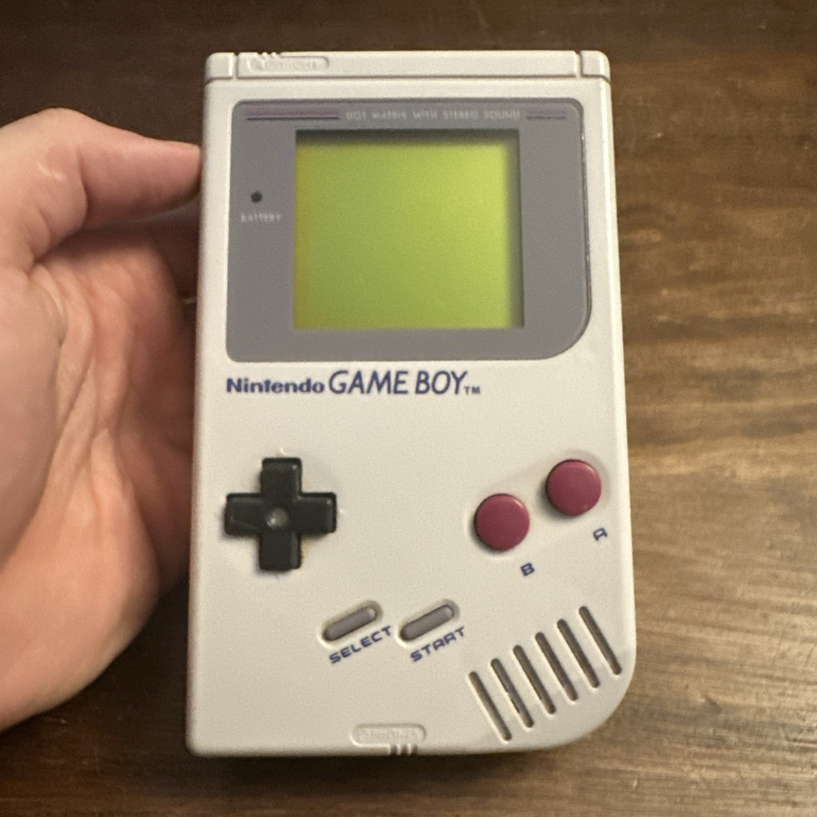 Original 1989 Nintendo GameBoy DMG-01 Gray Zelda Variant – Tested – Authentic
