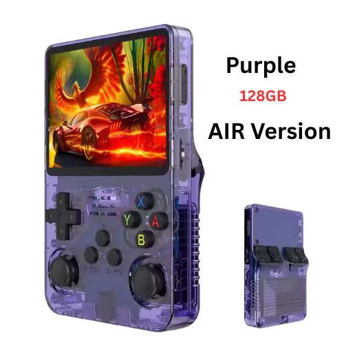 Retro Handheld Game Console R36S Air Version – 128GB, 20,000+ Games, 3.5″ IPS