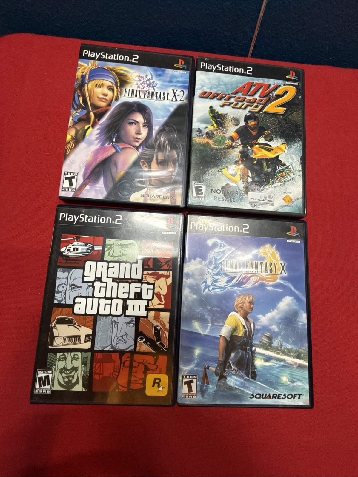 Sony PlayStation 2 Silver Slim PS2 Console Bundle TESTED SCPH-77001