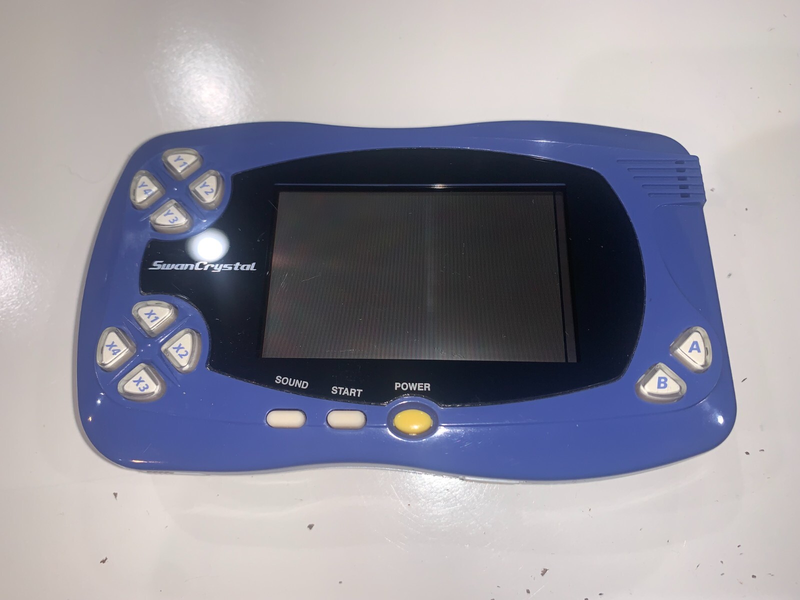 BANDAI WonderSwan Violet Blue SwanCrystal Complete in Box + Final Fantasy CIB #2