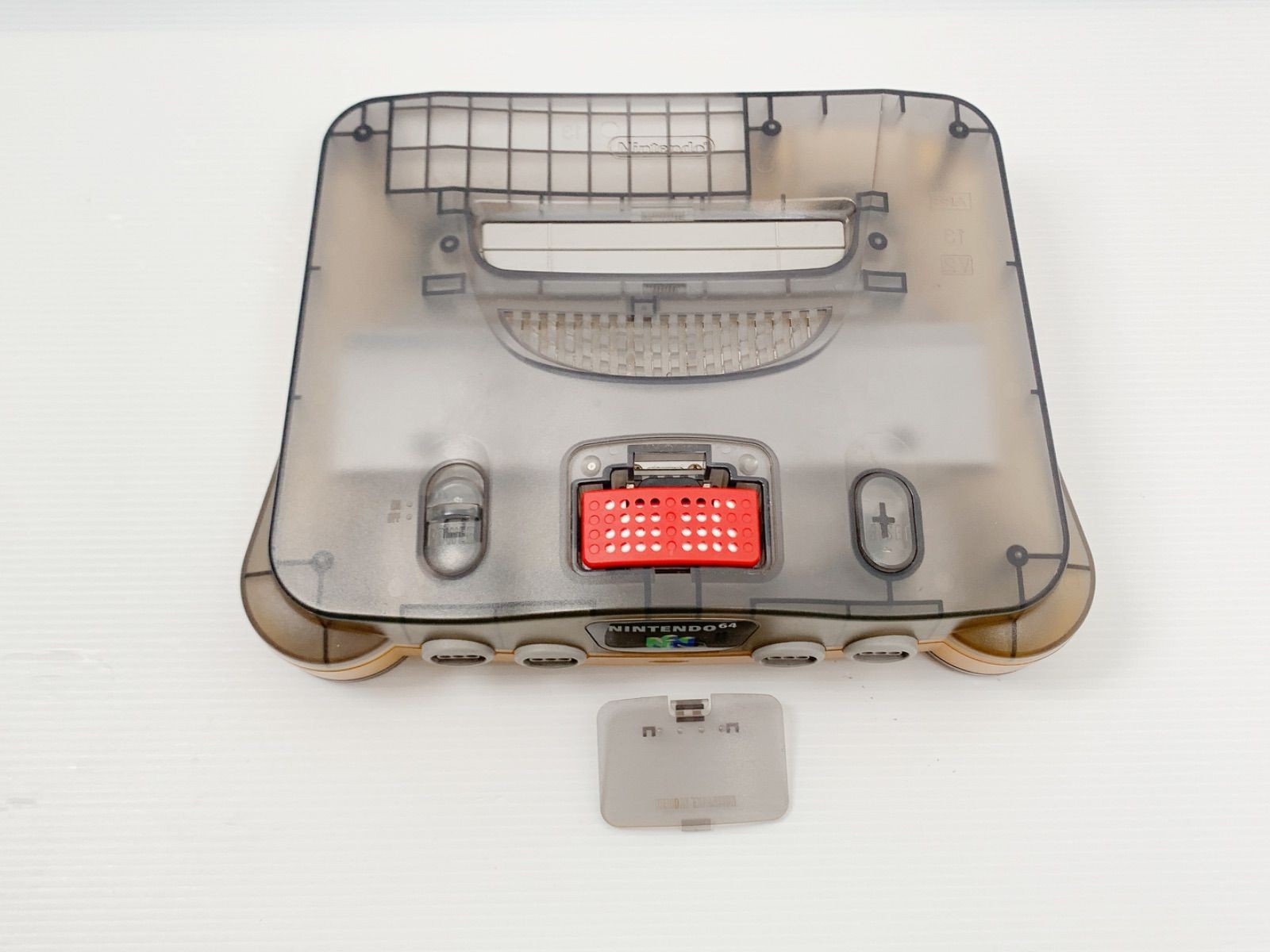 Nintendo64 Jusco Limited Clear Gray Console with Controller Tested 2511-2