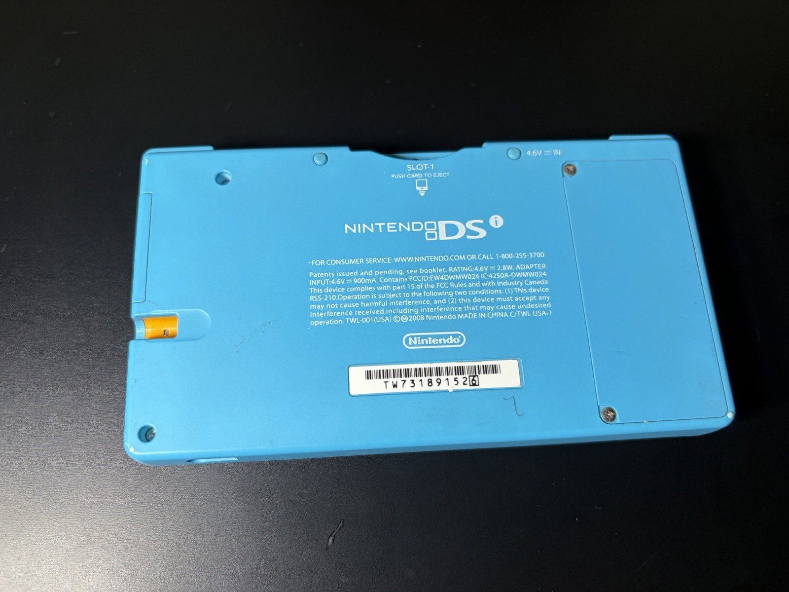 Nintendo DSi Handheld Game Console Blue Complete In Box Very Good
