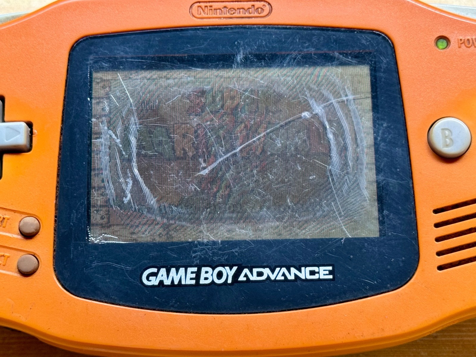 Nintendo Gameboy Advance AGB001 Tangerine Orange Handheld System Console GBA