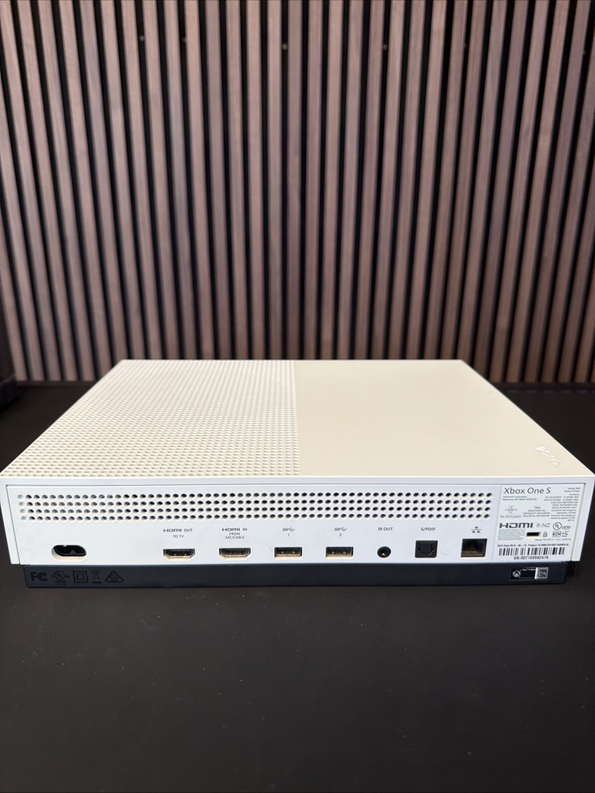 Microsoft Xbox One S Gaming System (Model 1681) 500 GB, Console Only – Tested