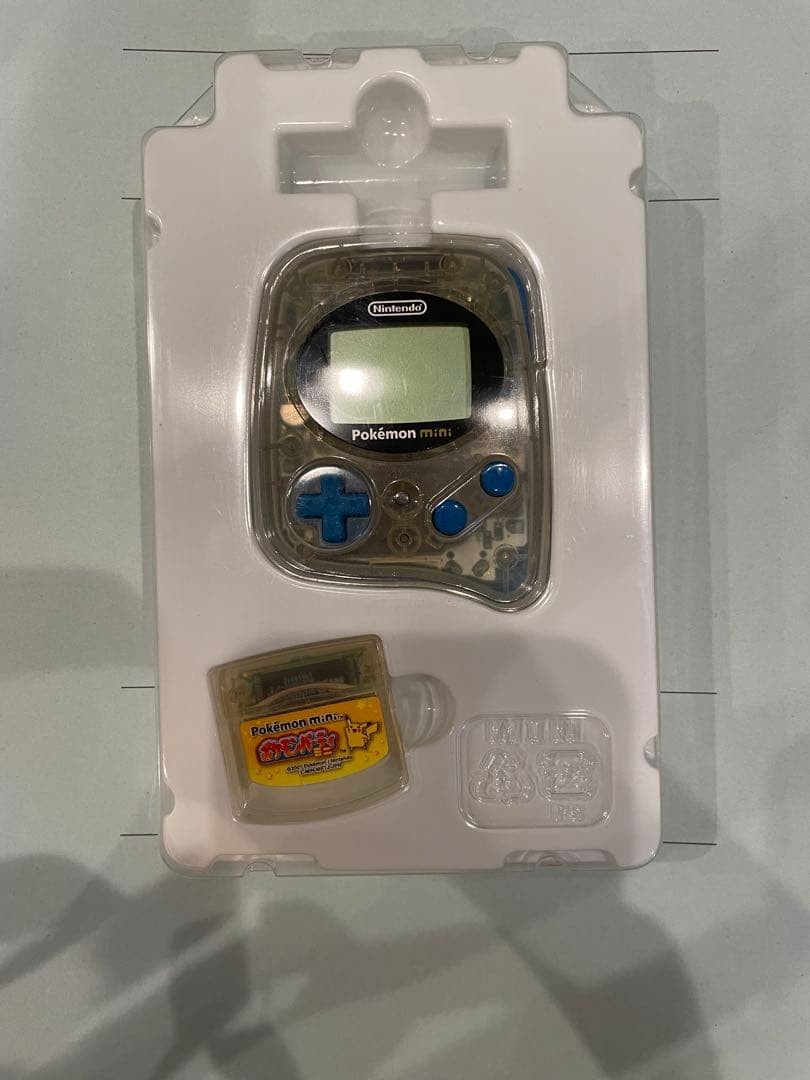 Nintendo Pokemon Mini Console Wooper Blue MIN-001 with Pokemon Party Mini Game
