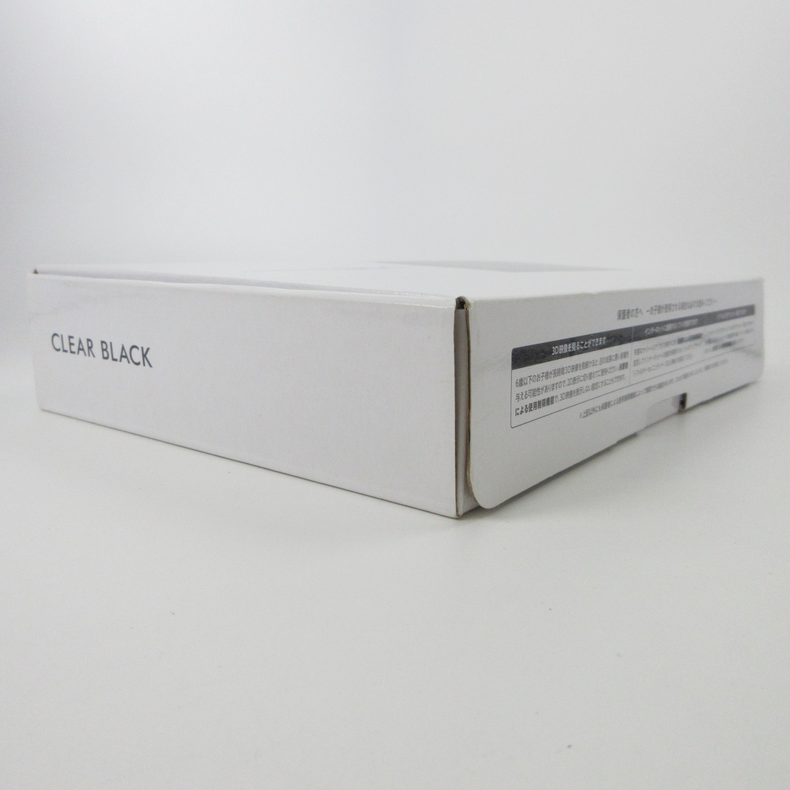 【Near Mint】Nintendo 3DS Clear Black Console Japanese Edition #RET08/0602/06