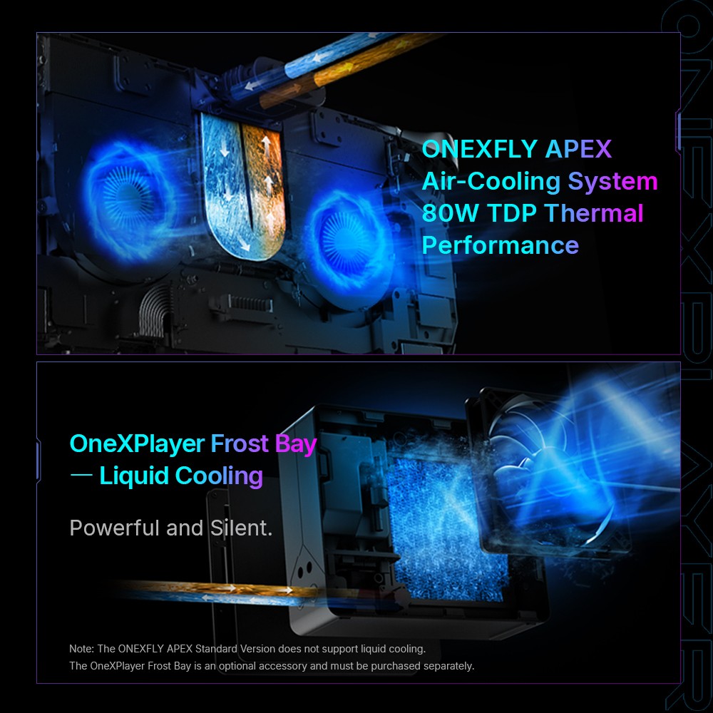 OneXPlayer Onexfly Apex AI MAX+ 395 8″ Handheld Gaming PC Standard Version NEW!