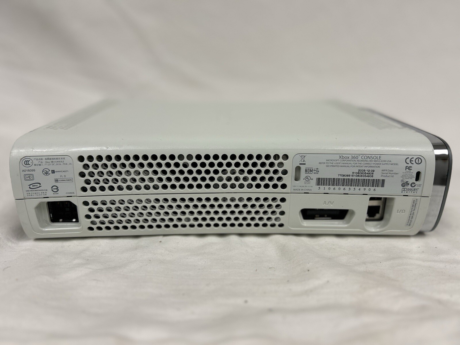 Microsoft Xbox 360 20GB Console – Matte White