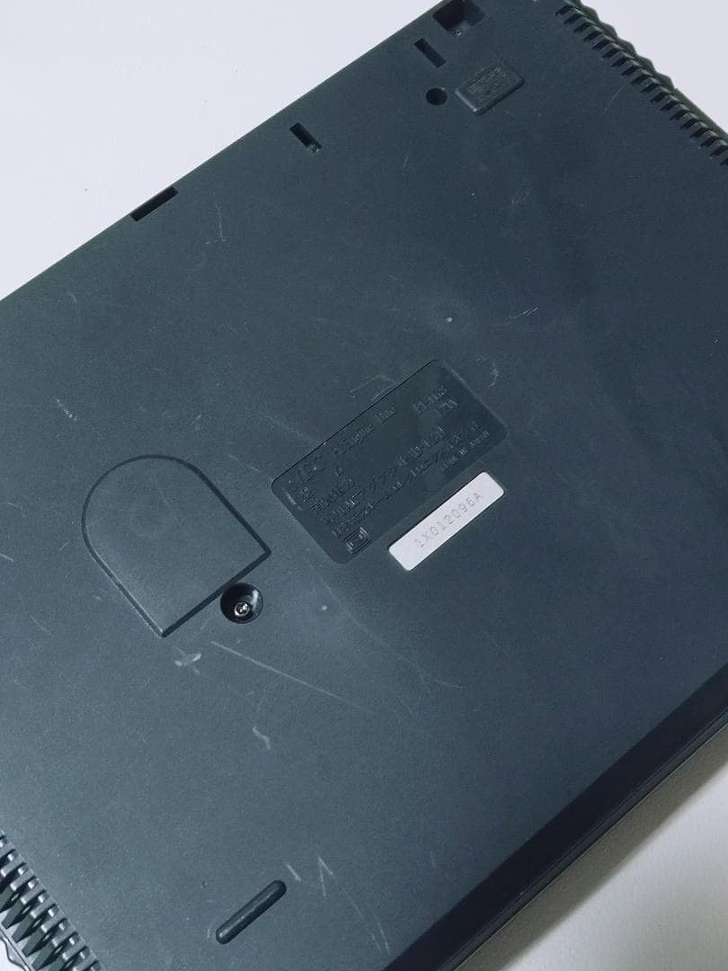 PC Engine Duo Console PCE Black Japan NEC PITG8 system s1808M