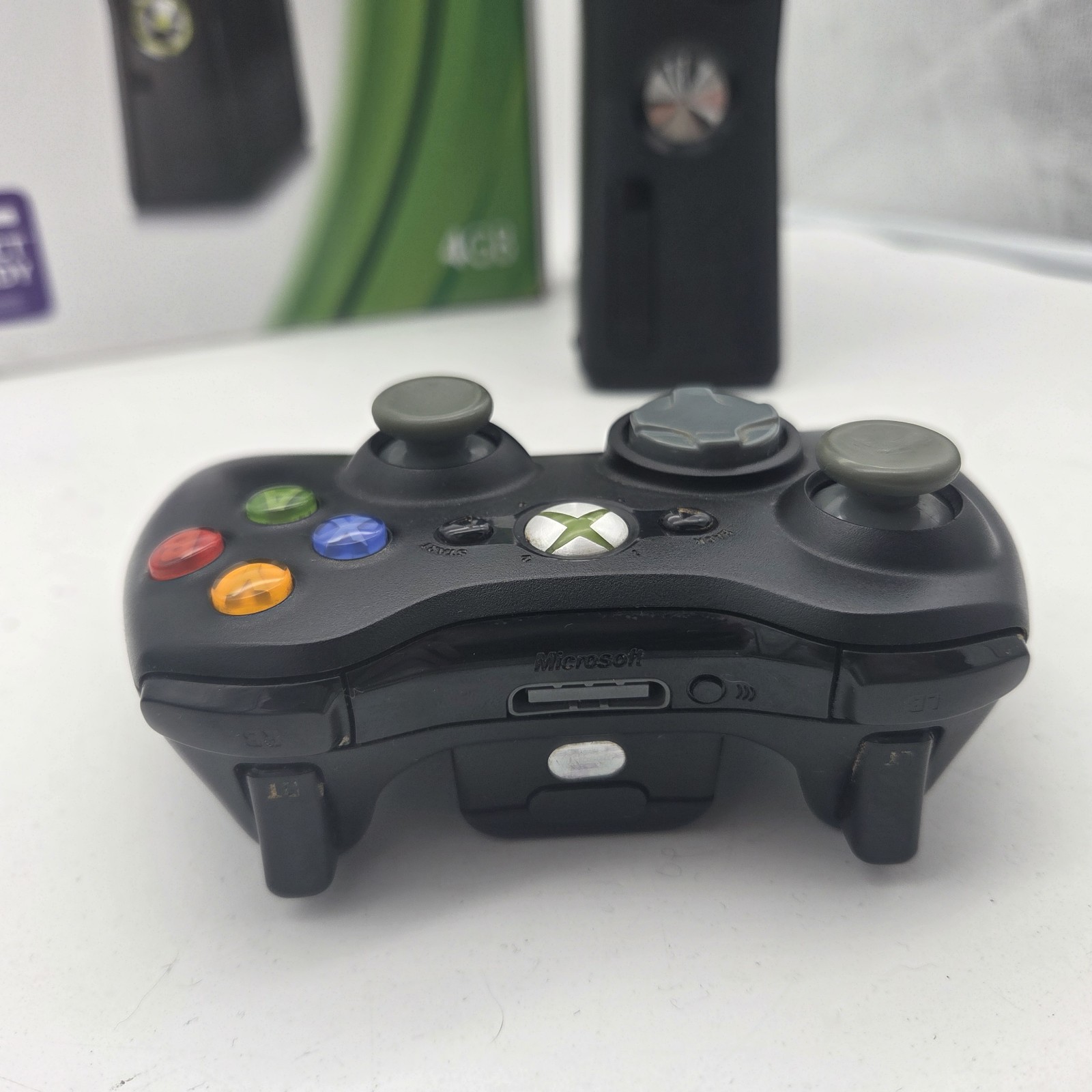 Microsoft Xbox 360 Slim 4GB Black Matte Console Model 1439 Complete In Box VGC