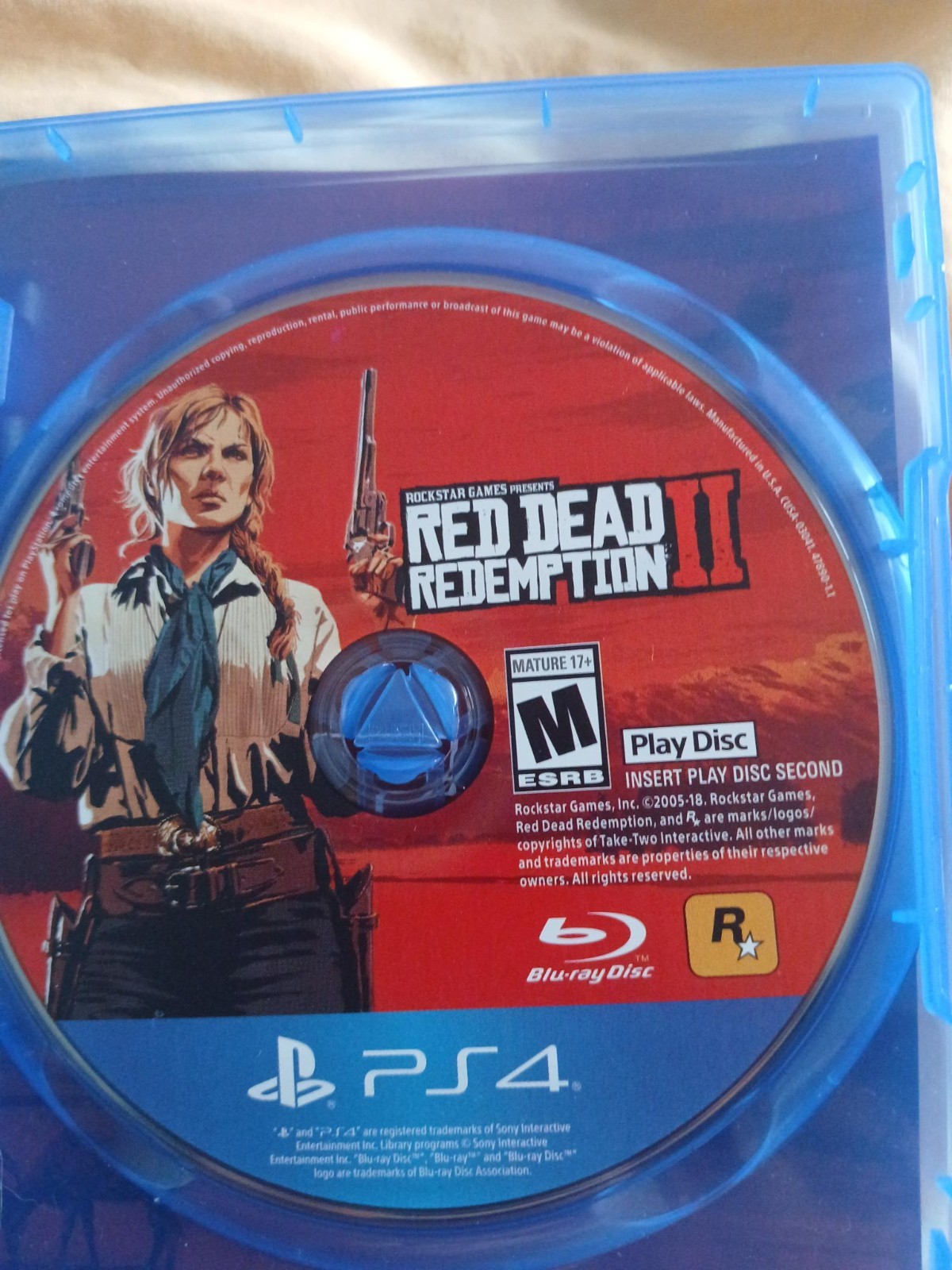 Black Used PS4 & Controller, W/ Spiderman and RDR2 (Power/Charger not included)