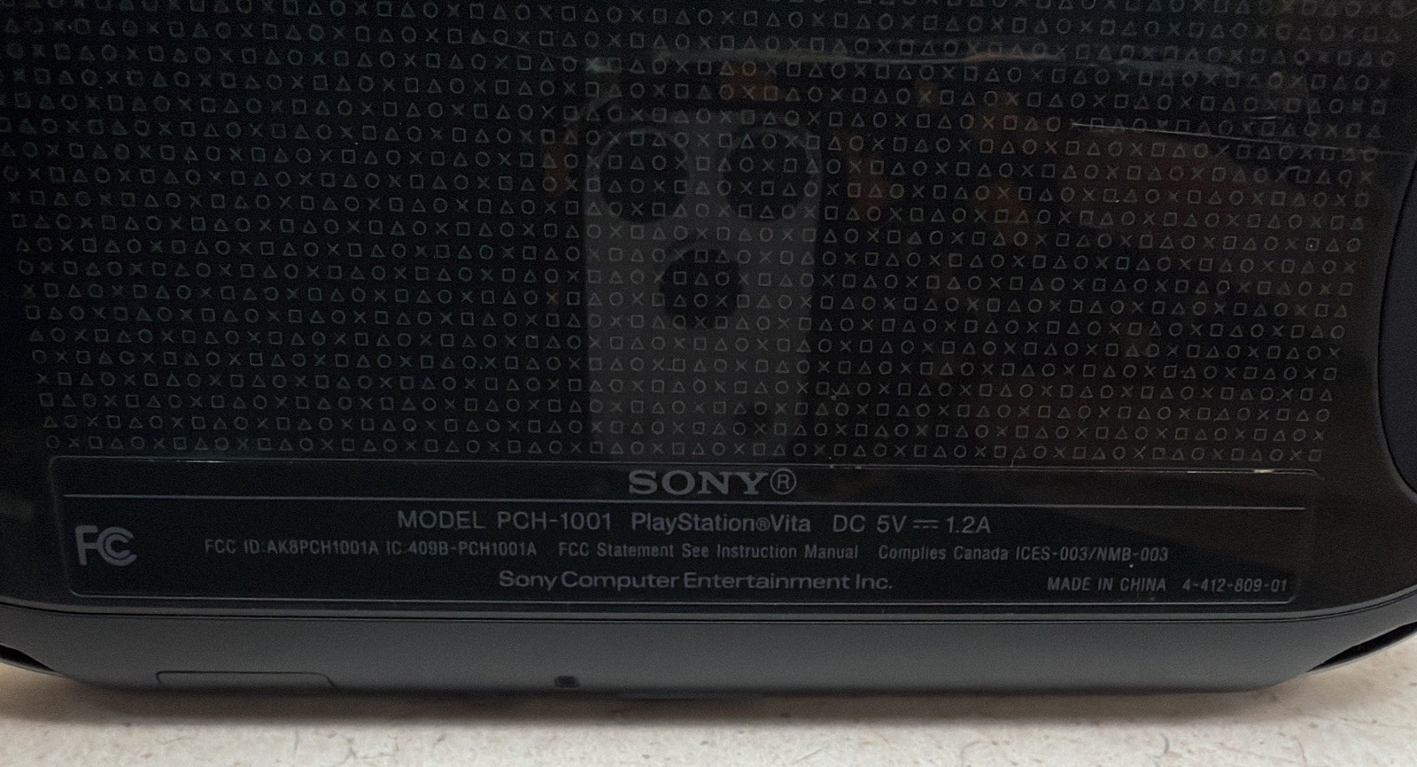 Sony PlayStation Vita Black PCH-1001 OLED With Original Charger and Case