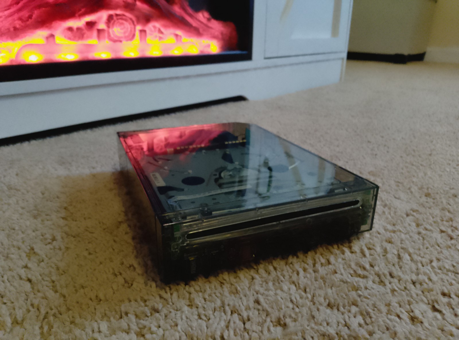 Custom Transparent Gray Wii Console Nintendo Wii Custom Wii Tested Working