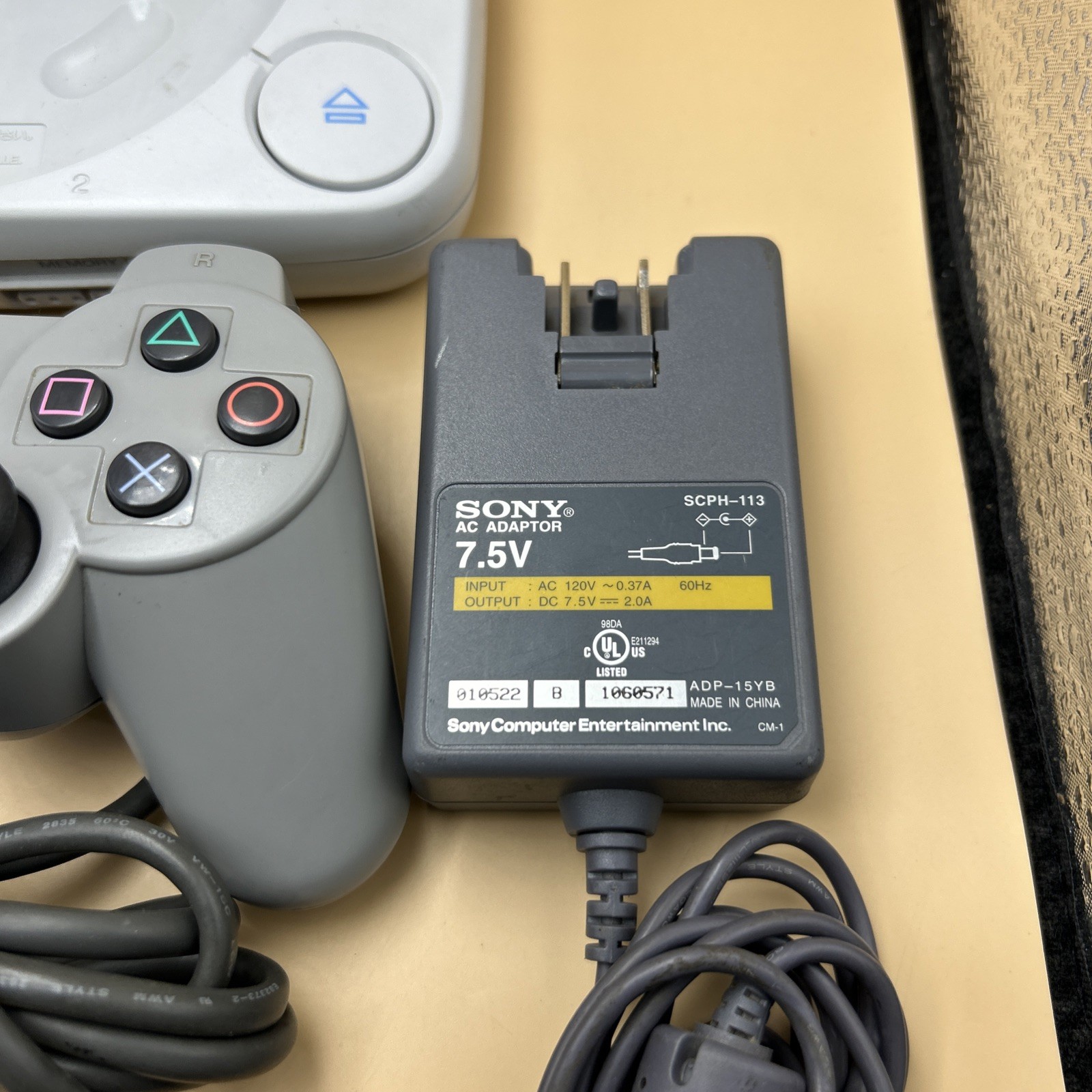 Sony PlayStation PSOne Slim SCPH-101 Console TESTED Working