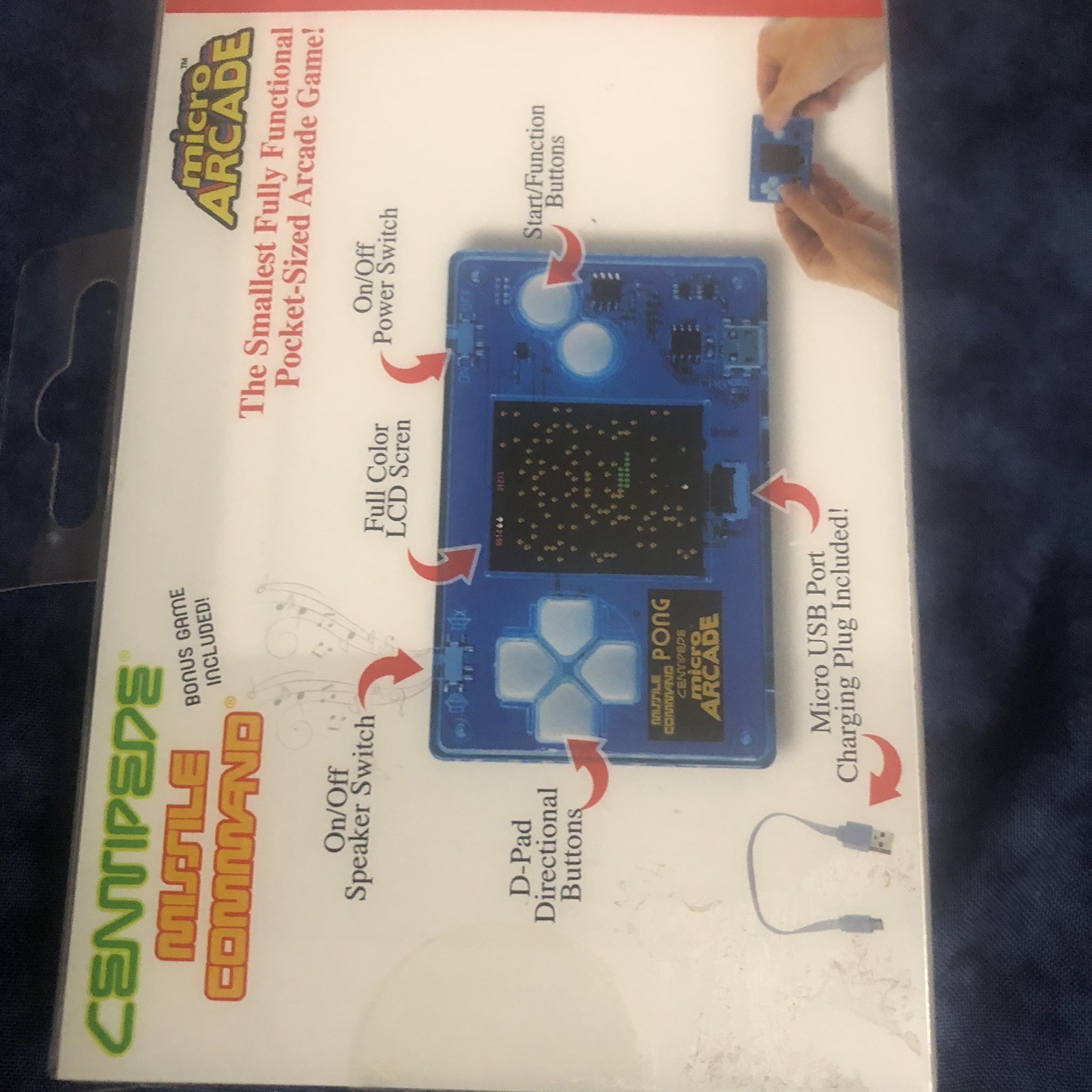 Atari Micro Arcade Centipede & Missile Command Series 2019 Handheld Game – NEW