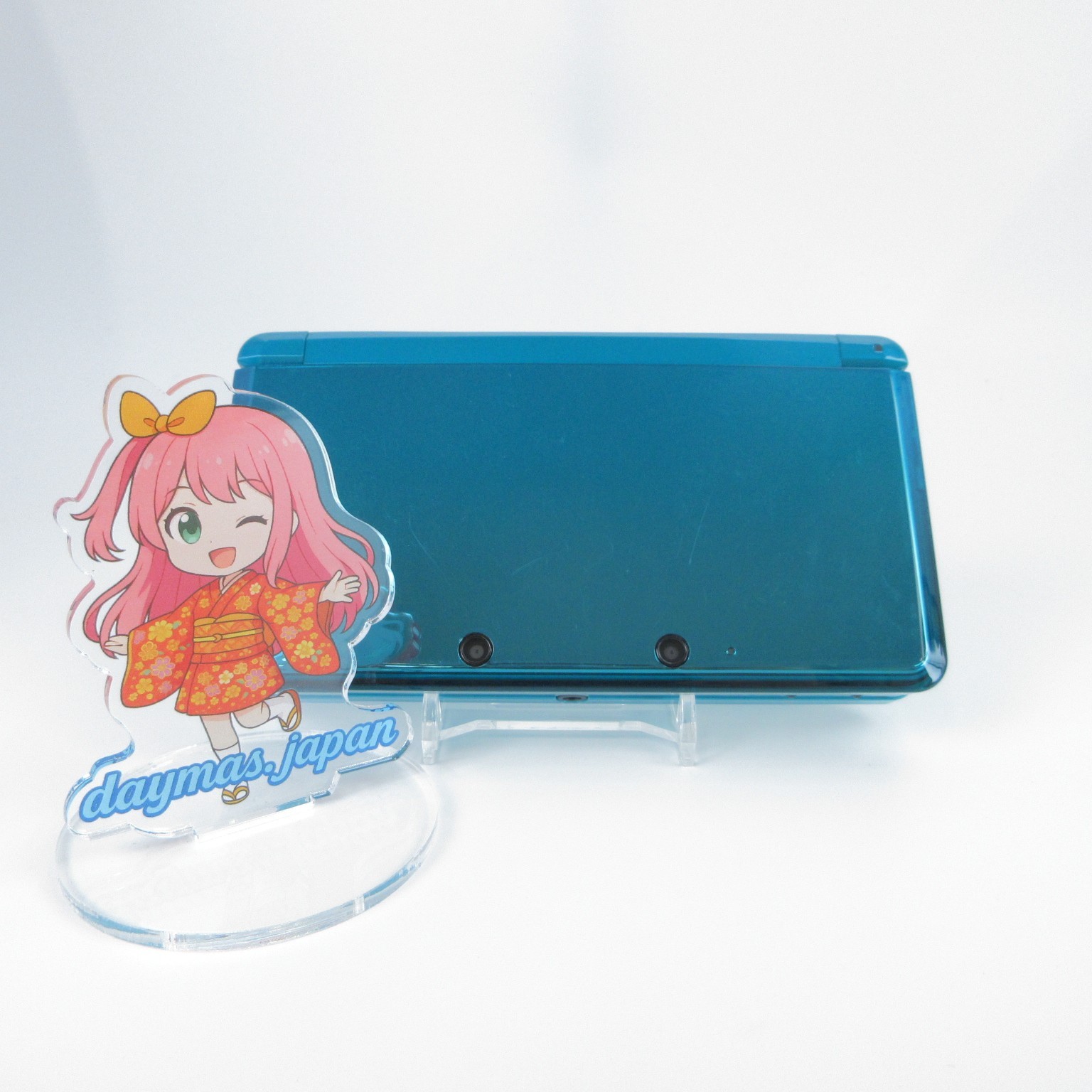 【Excellent】Nintendo 3DS Aqua Blue Console ONLY Japanese Edition #DEN0922/13
