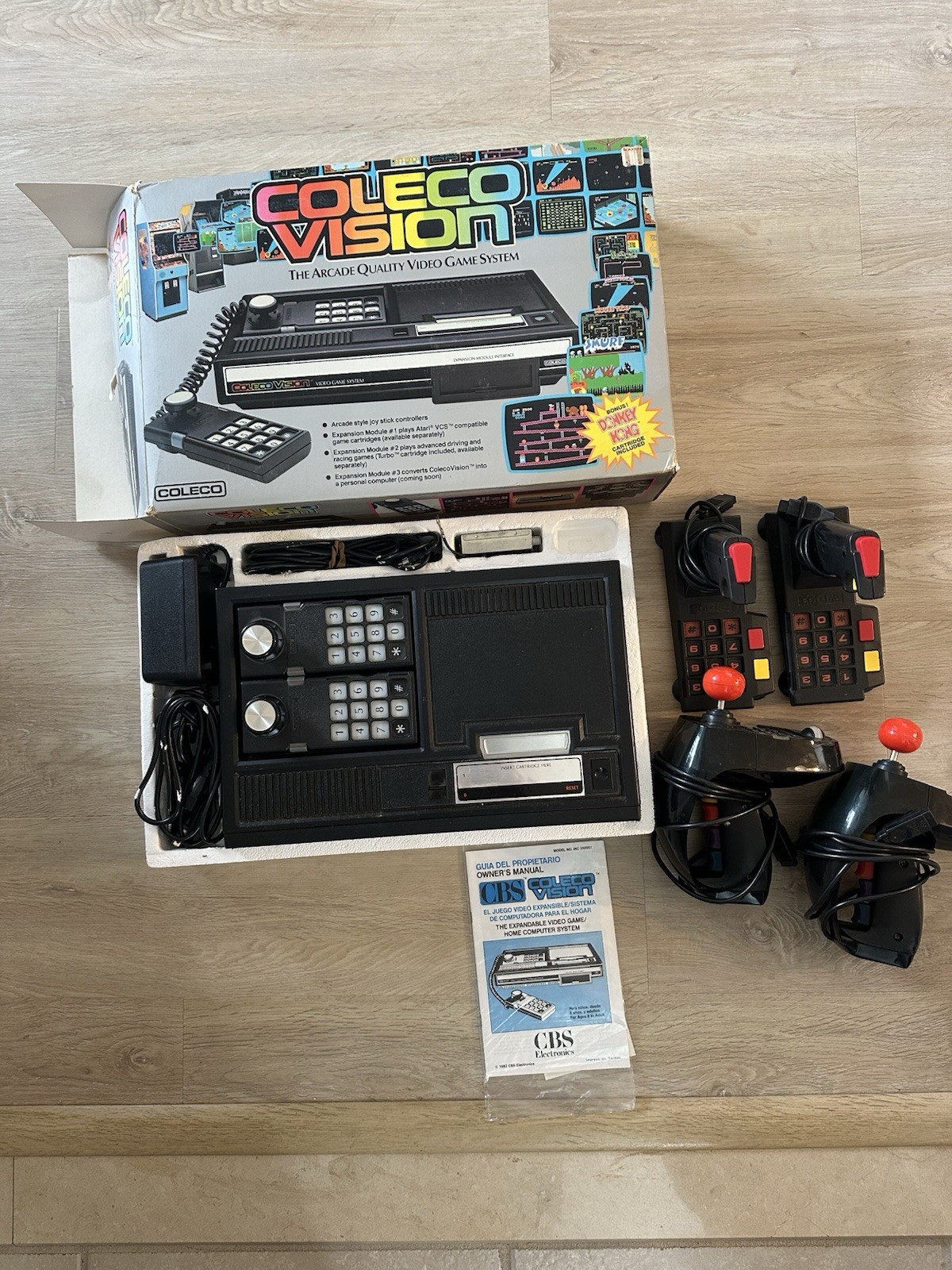 Coleco ColecoVision (Model 2400) Video Game System – Black (2400)