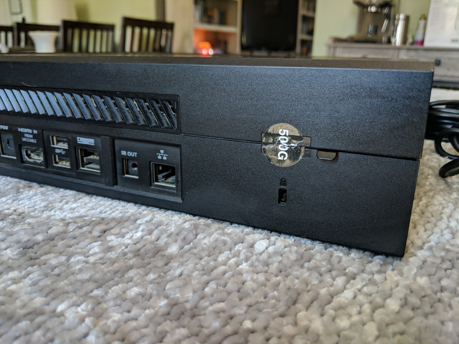 Microsoft Xbox One 500GB Console Gaming System Black 1540 W/ Cables *TESTED*