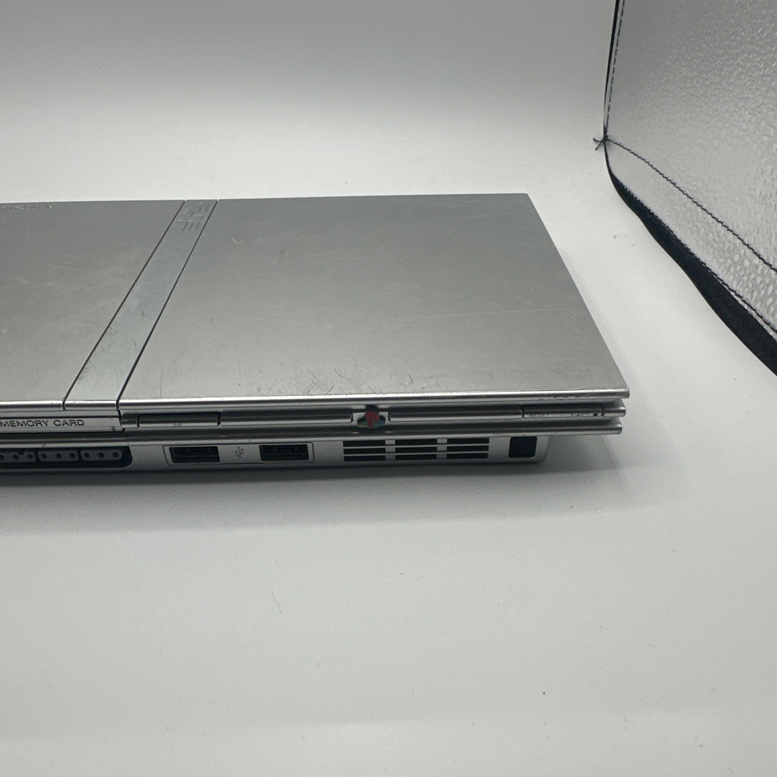Sony PlayStation 2 PS2 Slim Silver Console SCPH-77001 – Disc Not Spinning