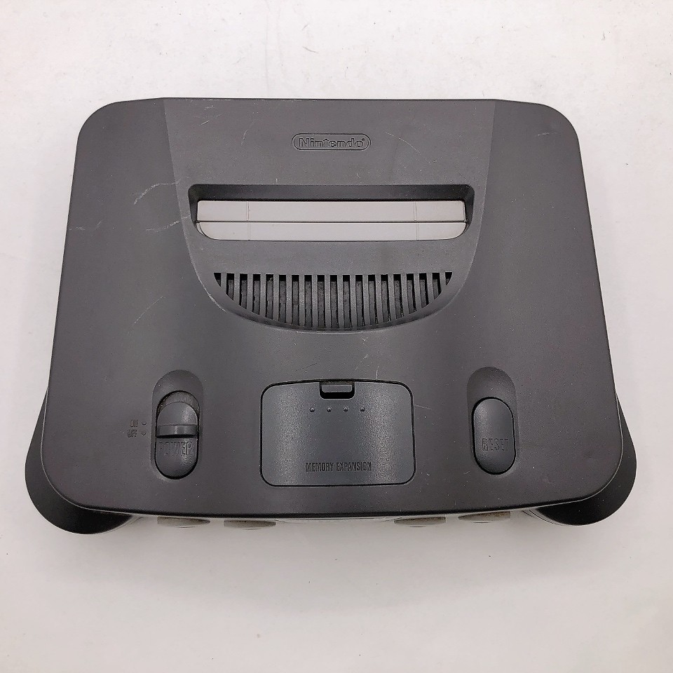 Nintendo 64 Console Black Controller N64 Made in Japan Tested