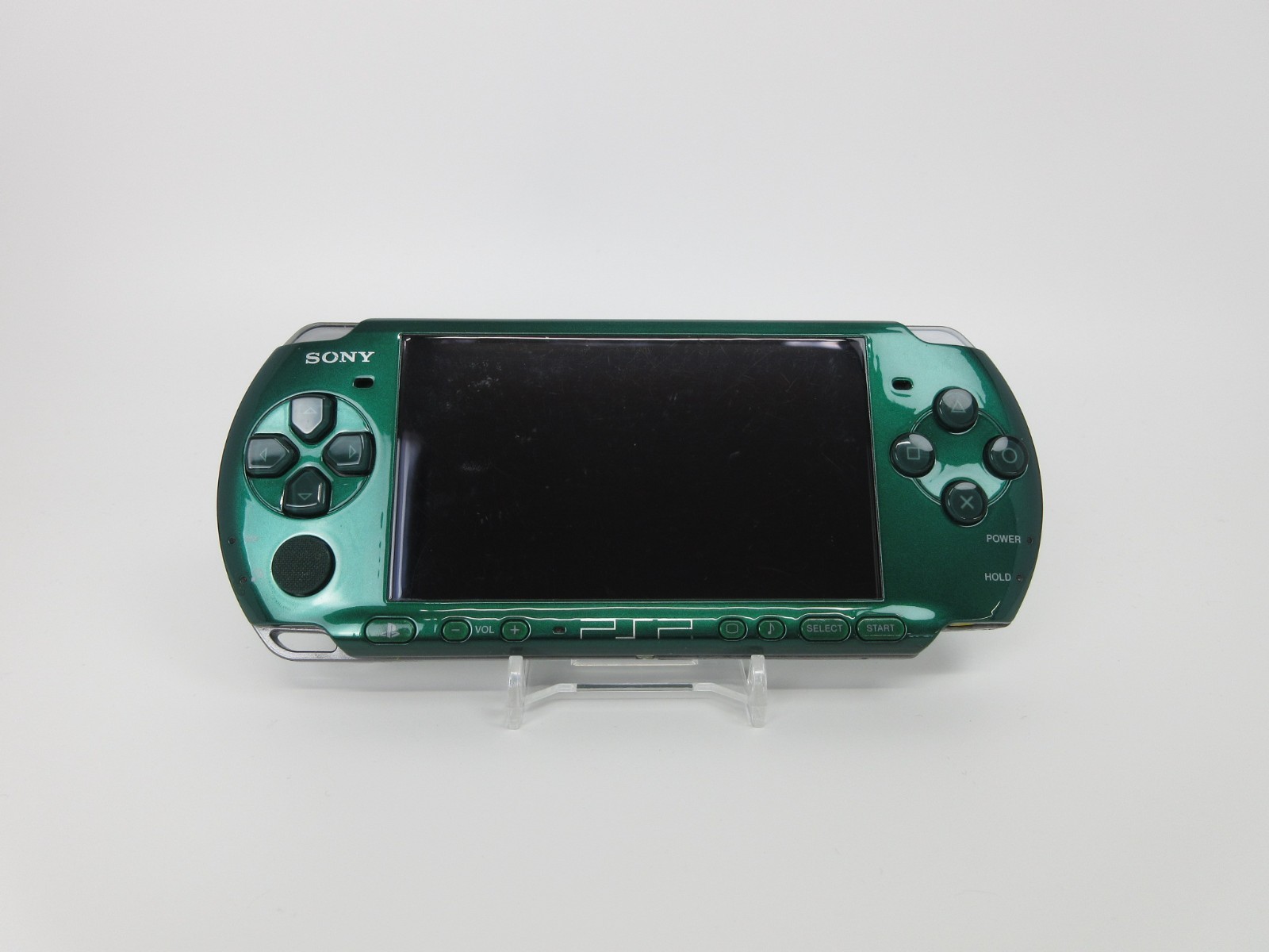 【Very Good】Sony PSP-3000 Spirited Green Console No Battery Japan Ver. #DEN0523/0