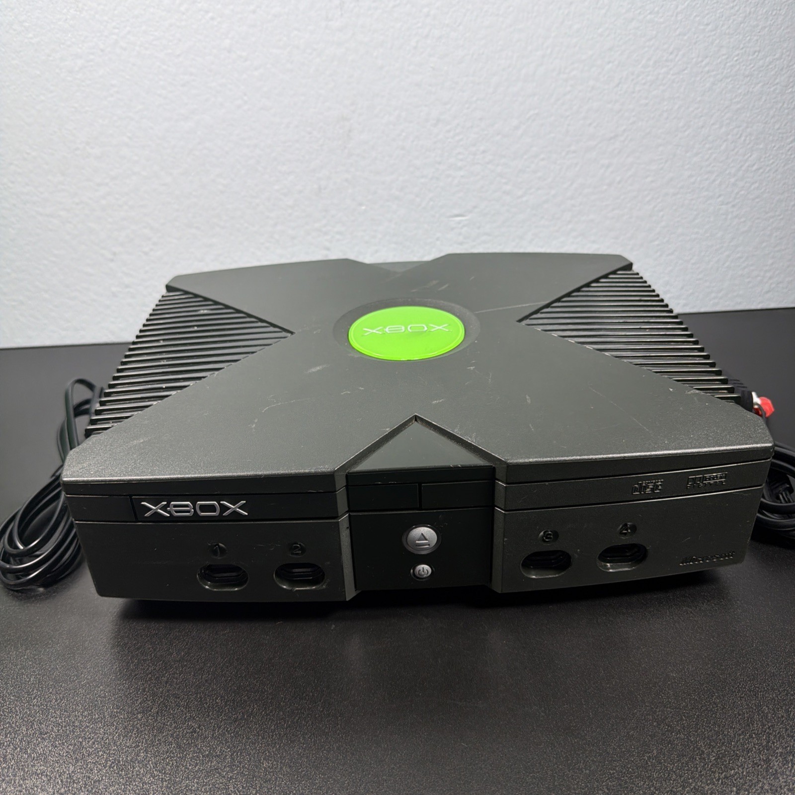 Microsoft Original Xbox Classic OG Console W/S Controller -tested